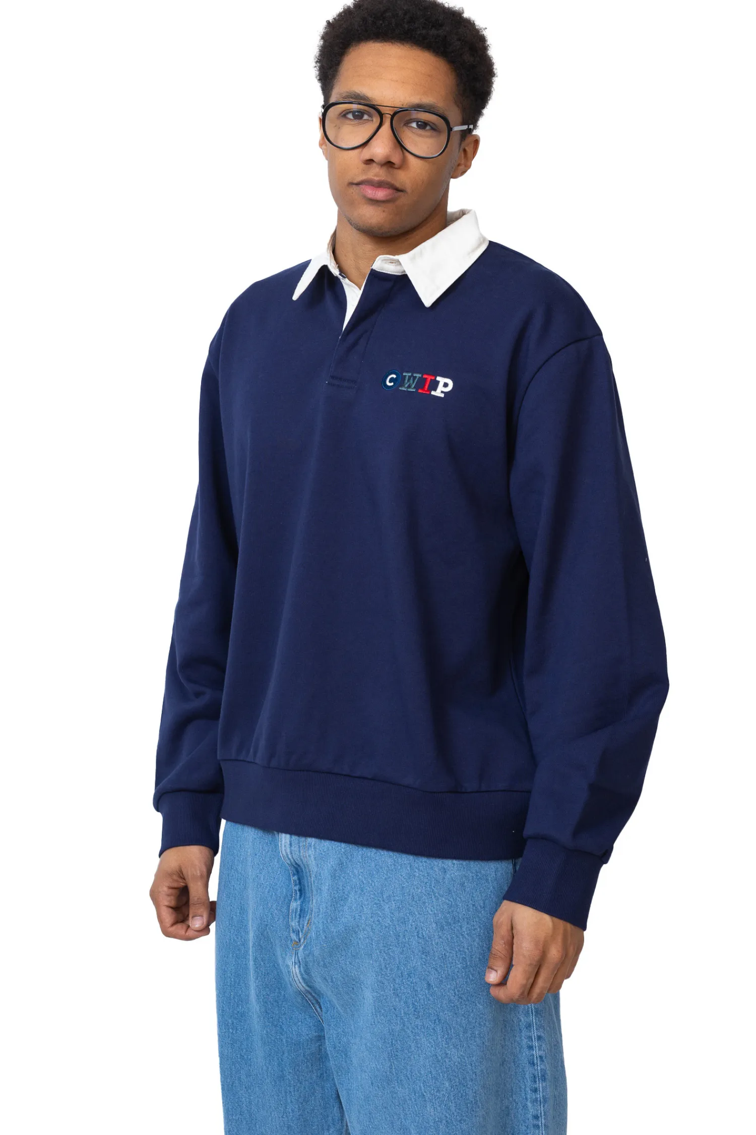 Carhartt WIP Bluza Bez Kaptura Flags Rugby- Bluzy Bez Kaptura