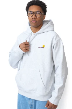 Carhartt WIP Bluza Z Kapturem American Script- Bluzy Z Kapturem