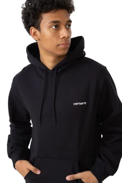 Carhartt WIP Bluza Z Kapturem Script Embroidery- Bluzy Z Kapturem