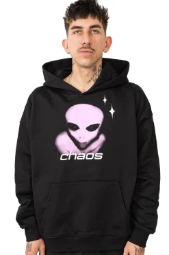 Chaos Bluza Z Kapturem Alien Sparkle- Bluzy Z Kapturem