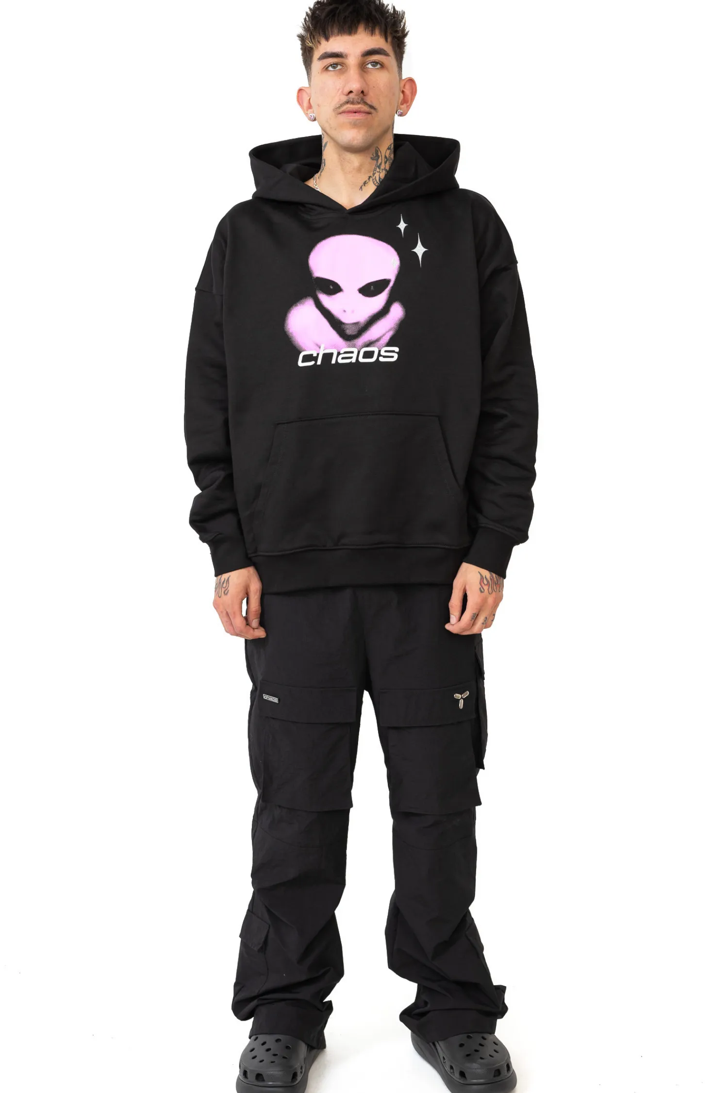 Chaos Bluza Z Kapturem Alien Sparkle- Bluzy Z Kapturem