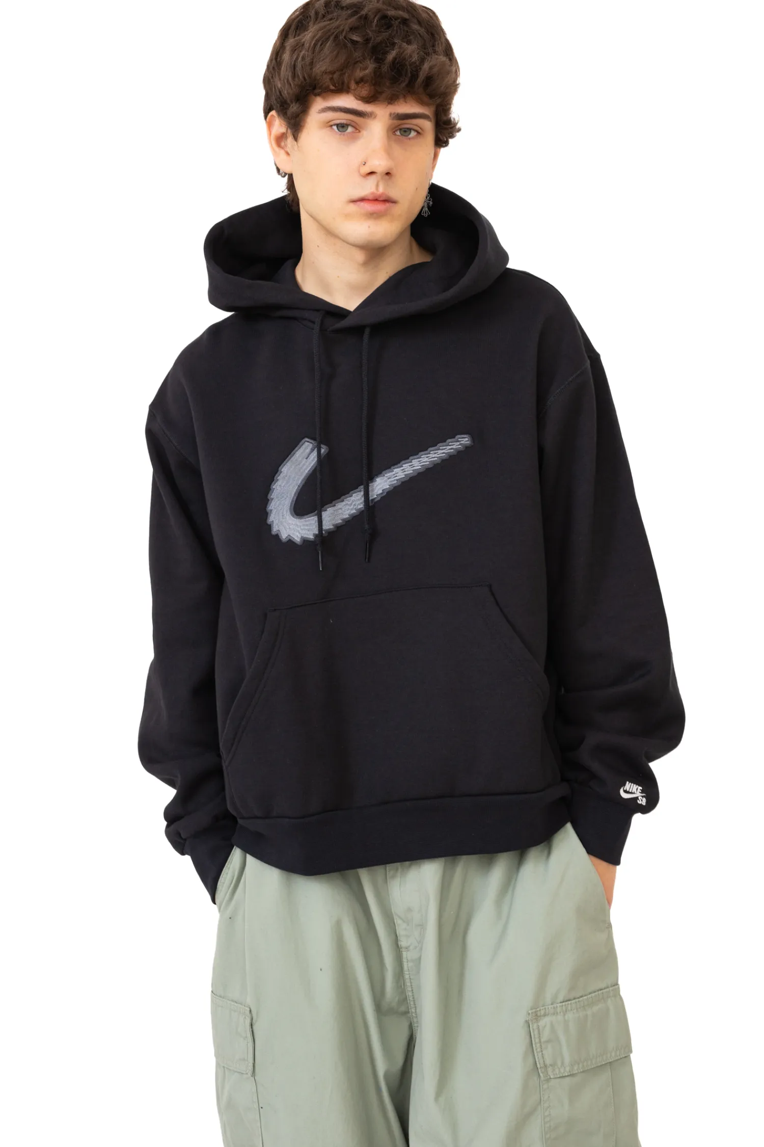 Nike Bluza Z Kapturem SB Swoosh- Bluzy Z Kapturem