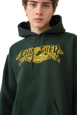 Thrasher Skateboard Mag. Bluza Z Kapturem Thrasher x Antihero Mag Banner- Thrasher Magazine X Antihero|Bluzy Z Kapturem