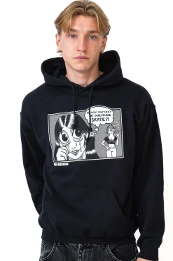 Thrasher Skateboard Mag. Bluza Z Kapturem Thrasher x Toy Machine Girlfriend- Thrasher X Toy Machine|Bluzy Z Kapturem