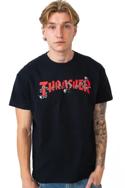 Thrasher Skateboard Mag. Koszulka Thrasher Chains- T-shirty