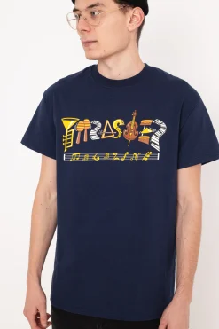 Thrasher Skateboard Mag. Koszulka Thrasher Fillmore Logo- T-shirty
